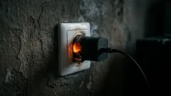 こんな間違いはしないでください：充電器をコンセントに差しっぱなしにすること